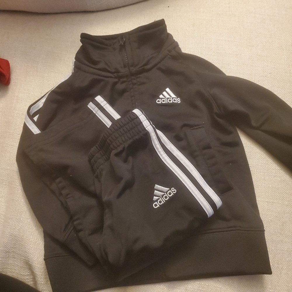 Adidas toddler track suit